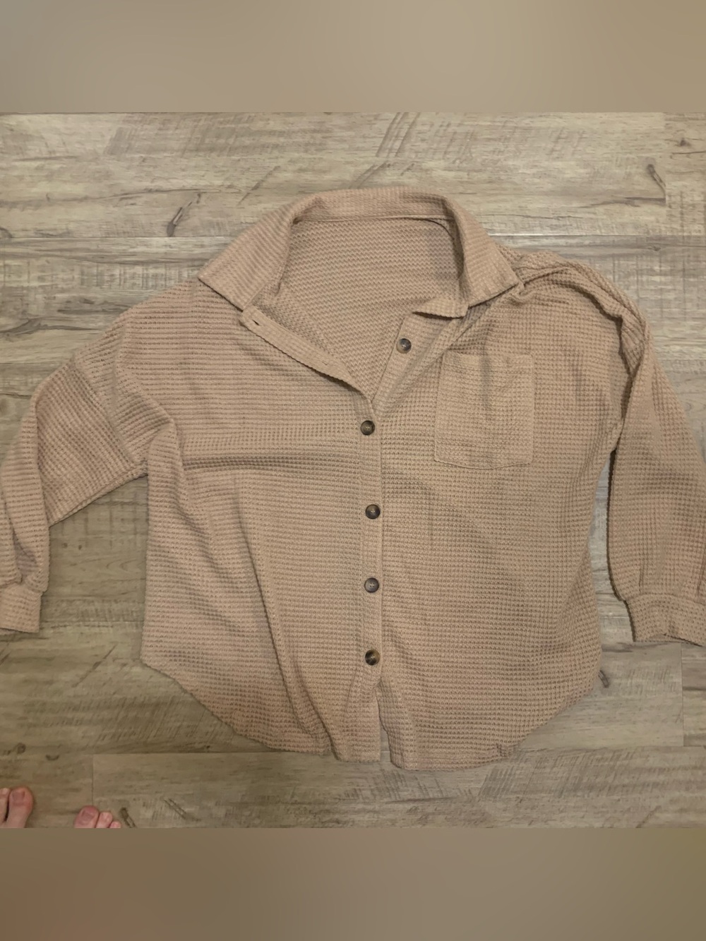 2XL Knit Button Up Cardigan